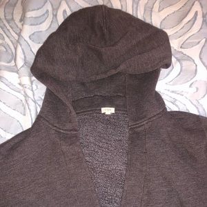 J.Crew Comfy, Brown, Hooded Sweatshirt, Size M
